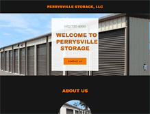 Tablet Screenshot of perrysvillestorage.com